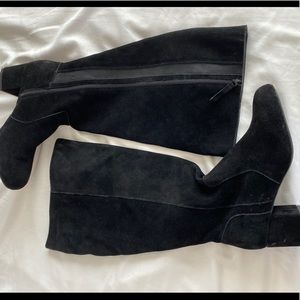 Suede/Leather Boots